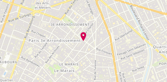 Plan de Iovine's, 27 Rue de Bretagne, 75003 Paris