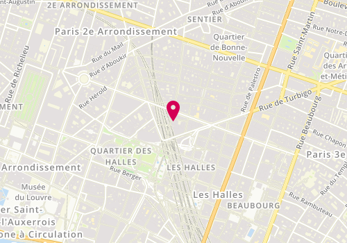 Plan de Pizza Rustica, 36 Rue Montorgueil, 75001 Paris