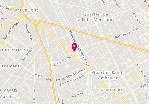 Plan de La Gondola, 35 Rue Oberkampf, 75011 Paris