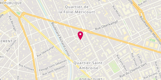 Plan de Arlecchino, 4 Bis Rue Neuve Popincourt, 75011 Paris