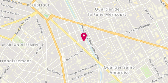 Plan de Ober Mamma, 107 Boulevard Richard-Lenoir, 75011 Paris