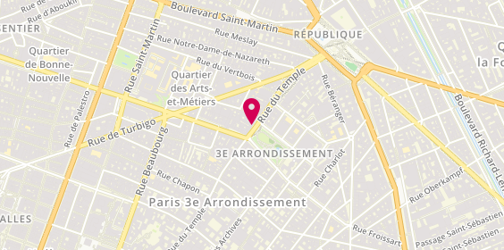 Plan de La Vittoria, 173 Rue du Temple, 75003 Paris