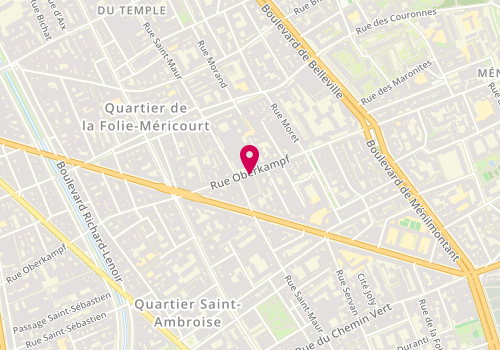 Plan de Justine, 96 Rue Oberkampf, 75011 Paris