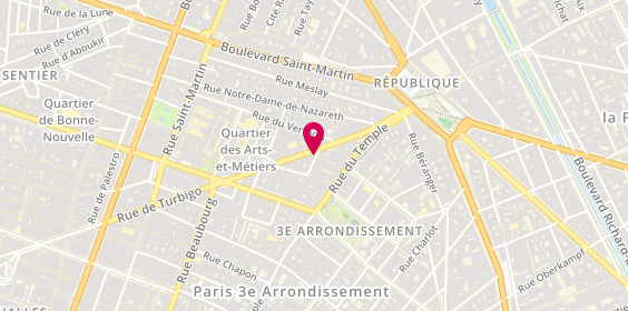 Plan de La Massara, 70 rue de Turbigo, 75003 Paris