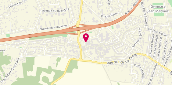 Plan de Quickly Haut de Lagny Pizza Carthage Cou, 25 avenue André Malraux, 77400 Lagny-sur-Marne