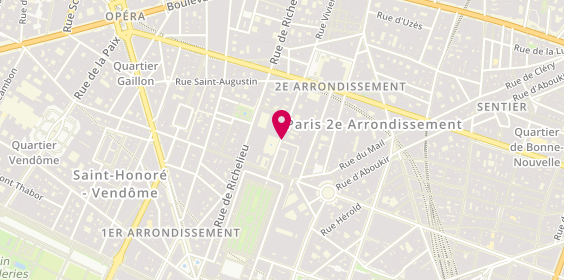 Plan de Daroco, 6 Rue Vivienne, 75002 Paris