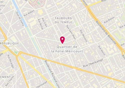 Plan de Domino's Pizza, 124 Avenue Parmentier, 75011 Paris