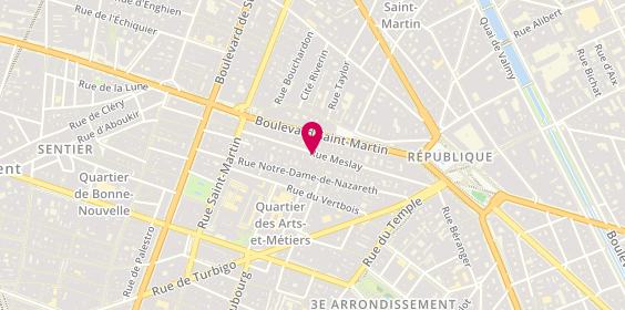 Plan de Nabucco, 43 Rue Meslay, 75003 Paris