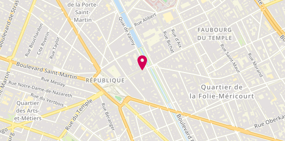Plan de Five Pizza Original, 26 Rue du Faubourg du Temple, 75010 Paris