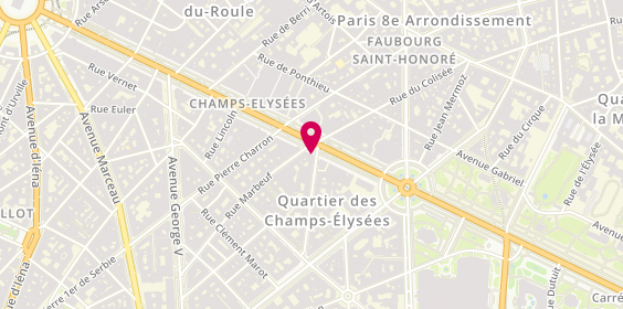 Plan de Café Di Roma, 35 avenue des Champs-Élysées, 75008 Paris