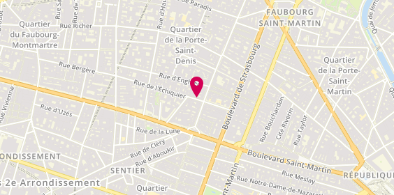 Plan de Sesto Senso, 4 Rue de l'Échiquier, 75010 Paris