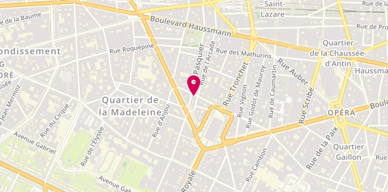 Plan de Becchi, 7 Rue Chauveau Lagarde, 75008 Paris