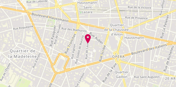 Plan de Pizza Firenze, 24 Rue de Caumartin, 75009 Paris