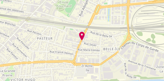 Plan de Domino's Pizza, 17 Rue Auguste Meunier, 77500 Chelles
