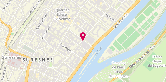 Plan de Acqua In Bocca, 8 Rue Salomon de Rothschild, 92150 Suresnes