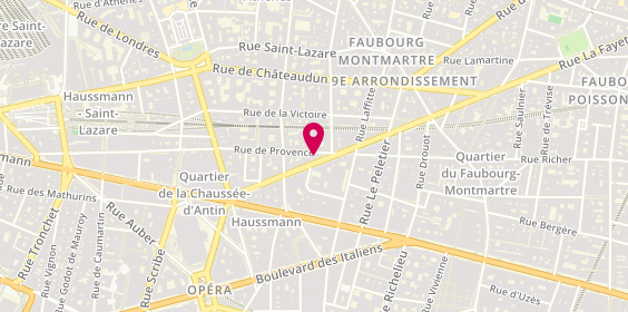 Plan de Il Palazzo, 17 Rue la Fayette, 75009 Paris