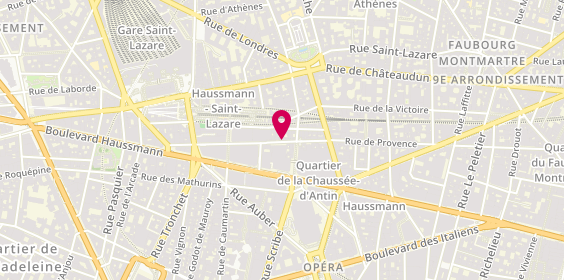 Plan de Le Mijana, 84 Rue de Provence, 75009 Paris