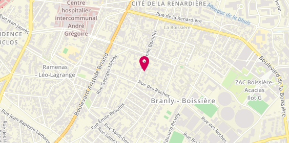 Plan de Orly-Mae, 1 Rue des Roches, 93100 Montreuil