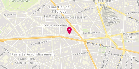 Plan de Gioia e Gusto, 49 Rue de Laborde, 75008 Paris