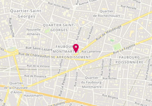 Plan de Pizzeria Abravadio, 3 Rue de Maubeuge, 75009 Paris