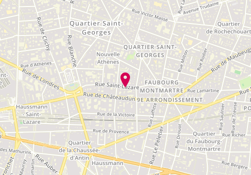 Plan de Pépé Ronchon - Pizzeria Napolitaine, 31 Rue Saint-Lazare, 75009 Paris
