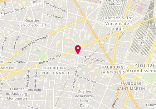 Plan de Vittoria, 87 Rue d'Hauteville, 75010 Paris