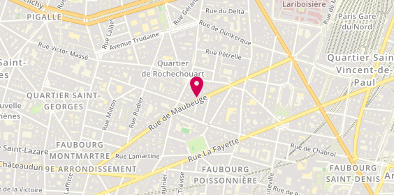 Plan de Bella Luna, 43 Rue de Maubeuge, 75009 Paris