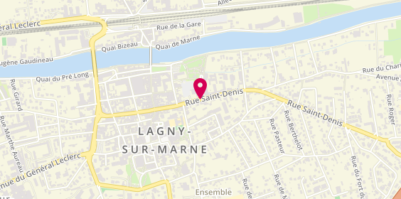 Plan de Pizza Distribution, 89 Rue Saint Denis, 77400 Lagny-sur-Marne
