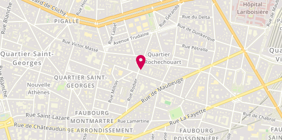 Plan de La Trattoria Dell'Isola, 40 Rue Rodier, 75009 Paris