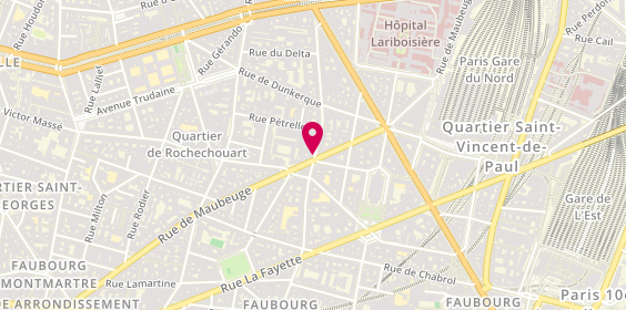Plan de ATOME pizzeria fine, 147 Rue du Faubourg Poissonnière, 75009 Paris
