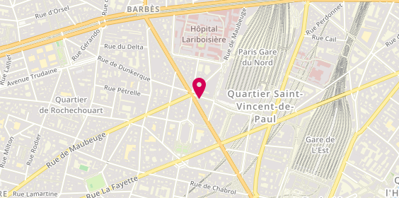 Plan de Café Foresta, 126 Boulevard de Magenta, 75010 Paris