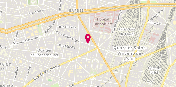 Plan de Villa Del Padre, 27 Rue de Rocroy, 75010 Paris