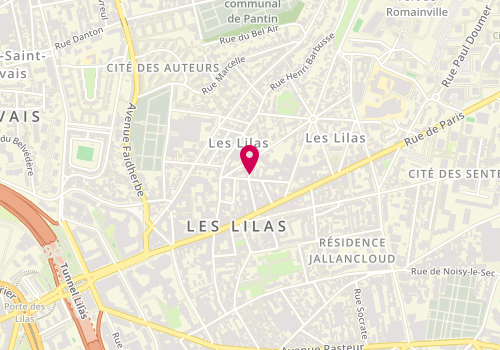 Plan de Le Maestro Pizza, 11 Rue du 14 Juillet, 93260 Les Lilas