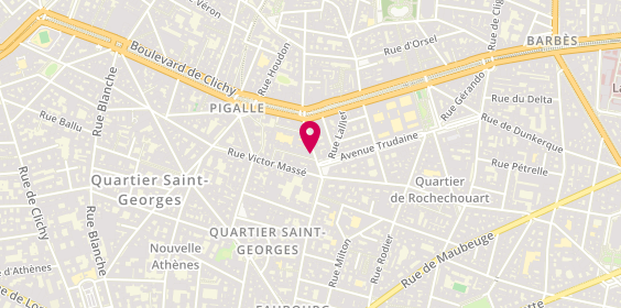 Plan de Peppe Pizzeria Martyrs, 61 rue des Martyrs, 75009 Paris
