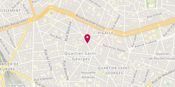 Plan de La Serenissima, 14 Rue Pierre Fontaine, 75009 Paris