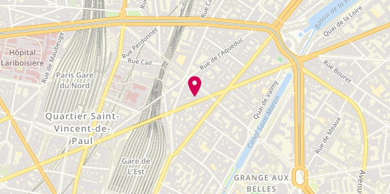 Plan de Adaggio, 207 Rue la Fayette, 75010 Paris