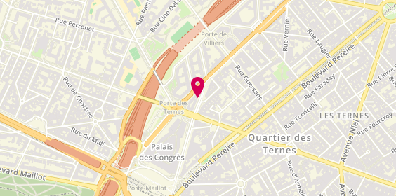 Plan de Délices de Shanghai, 48 Boulevard Gouvion-Saint-Cyr, 75017 Paris