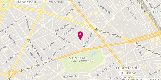 Plan de Pimpanicaille, 4 Rue de Logelbach, 75017 Paris