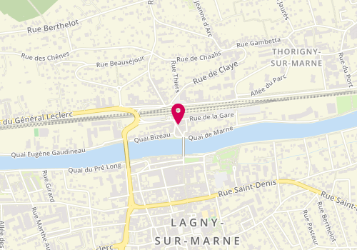 Plan de Pizza Houses, 20 Rue du Maréchal Foch, 77400 Thorigny-sur-Marne