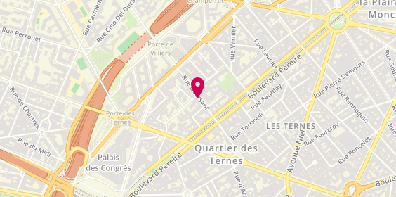 Plan de Pizzeria Villa des Ternes, 35 Rue Guersant, 75017 Paris