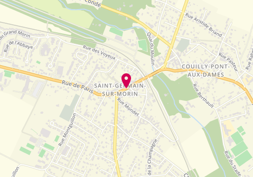 Plan de Tfc Topolino Pizza, 19 Rue Paris, 77860 Saint-Germain-sur-Morin