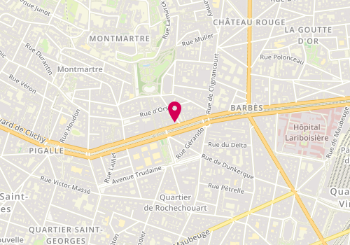 Plan de Vatefairfood, 58 Blvd Marguerite de Rochechouart, 75018 Paris