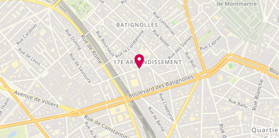 Plan de Alice Pizza, 57 Rue des Dames, 75017 Paris