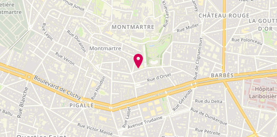 Plan de Four Saisons, 4 Rue Tardieu, 75018 Paris