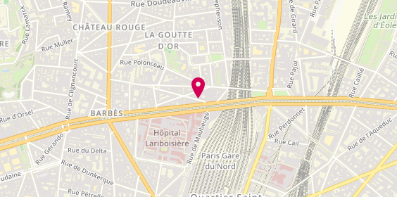 Plan de Basra, 10 Rue de Chartres, 75018 Paris