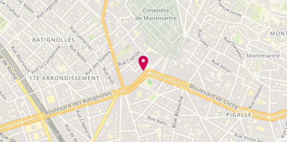 Plan de La Taverne, 128 Bis Boulevard de Clichy, 75018 Paris