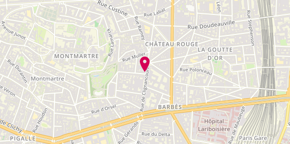 Plan de Pizza Gigi Montmartre, 33 Rue de Clignancourt, 75018 Paris