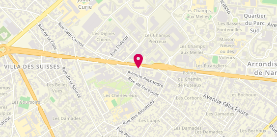 Plan de Samama Pizza, 166 Avenue Georges Clémenceau, 92000 Nanterre