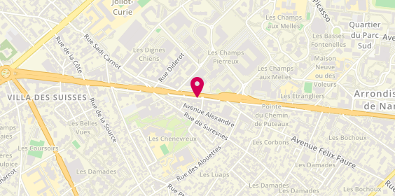 Plan de Samama Pizza, 164 avenue Georges Clemenceau, 92000 Nanterre
