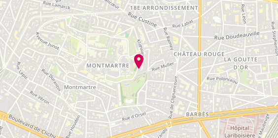Plan de Babalou, 4 Rue Lamarck, 75018 Paris